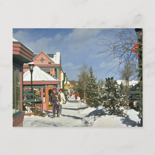 Breckenridge, Colorado, USA, Winter Postkarte (Vorderseite)