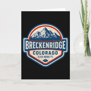 Breckenridge Colorado Vintage Dge Mountain Wandern Karte