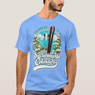 Breckenridge Colorado Vintager Ski T-Shirt
