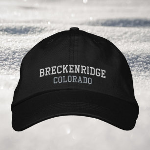 Breckenridge Colorado Winterurlaub Outfit Bestickte Baseballkappe