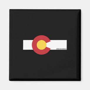 Breckenridge Colorado X Co Flag Magnet