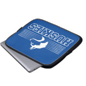 Breckenridge-Huskies Laptopschutzhülle (Vorne Knopf)