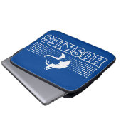 Breckenridge-Huskies Laptopschutzhülle (Vorne Knopf)