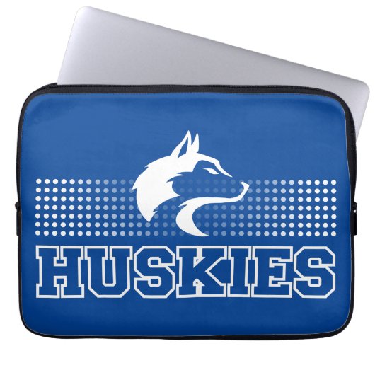 Breckenridge-Huskies Laptopschutzhülle (Vorderseite)
