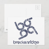 Breckenridge Postkarte (Vorne/Hinten)