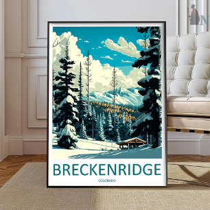 Breckenridge Reise Druck Wandkunst Breckenridge Wa Poster