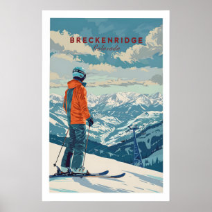 Breckenridge Reiseplakat - Colorado 1 Poster
