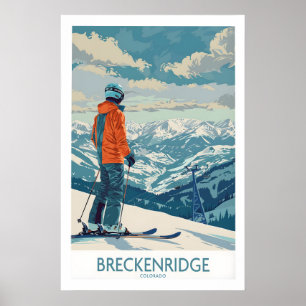 Breckenridge Ski Print - Colorado 1 Poster