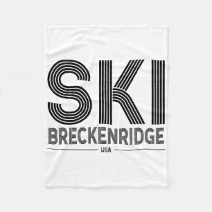 Breckenridge Ski Resort Usa Rocky Mountains Americ Fleecedecke