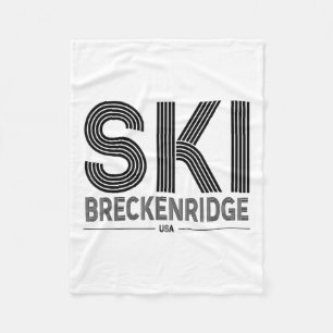 Breckenridge Ski Resort Usa Rocky Mountains Americ Fleecedecke