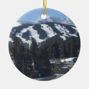 Breckenridge-Ski-Steigungs-Verzierung Keramikornament