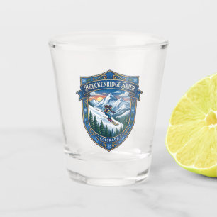 Breckenridge Skifahrer USA Schnapsglas