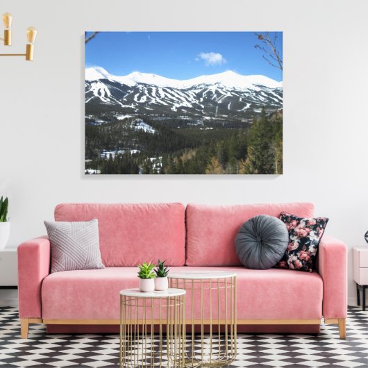 Breckenridge Skipisten Leinwand (Insitu (Wohnzimmer))