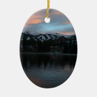 Breckenridge-Sonnenuntergang Keramikornament