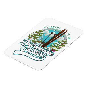 Breckenridge, Vintages Colorado-Skilogo Magnet