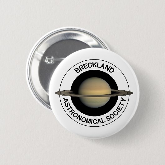 Breckland Astro 6 cm Round Badge Button (Vorne & Hinten)