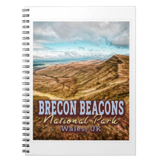 BRECON BEACONS NATIONAL PARK - WALES Vereinigtes K Notizblock