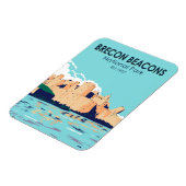 Brecon Beacons Nationalpark Caerphilly Magnet (Linke Seite)