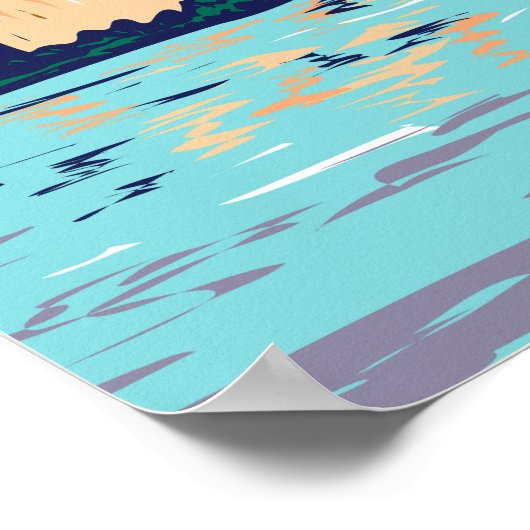 Brecon Beacons Nationalpark Caerphilly Poster (Ecke)