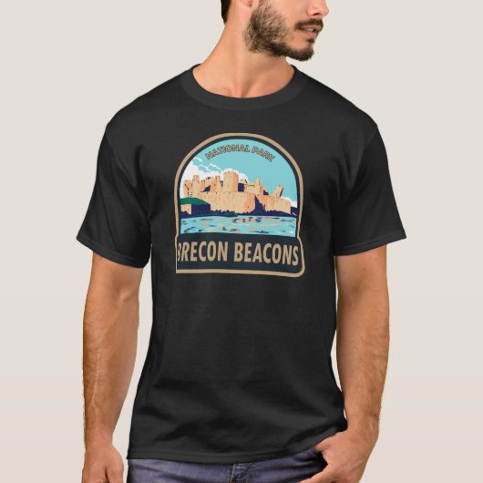 Brecon Beacons Nationalpark Caerphilly T-Shirt (Vorderseite)