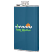 Brecon Beacons Nationalpark Retro Flachmann (Links)