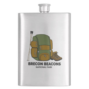 Brecon Beacons Nationalpark - Rucksack Flachmann