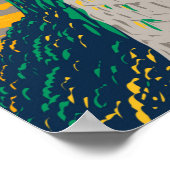 Brecon Beacons Nationalpark Wales Vintag Poster (Ecke)