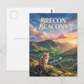 Brecon Beacons Wales Postkarte (Vorne/Hinten)