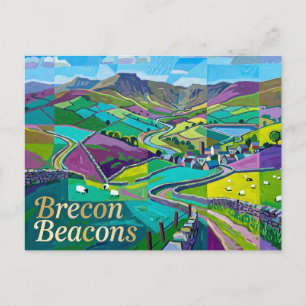 Brecon Beacons Wales Postkarte
