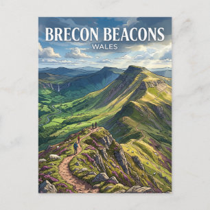 Brecon Beacons Wales Postkarte
