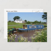 Brecon Canal Postkarte (Vorne/Hinten)