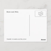 Brecon Canal Postkarte (Rückseite)