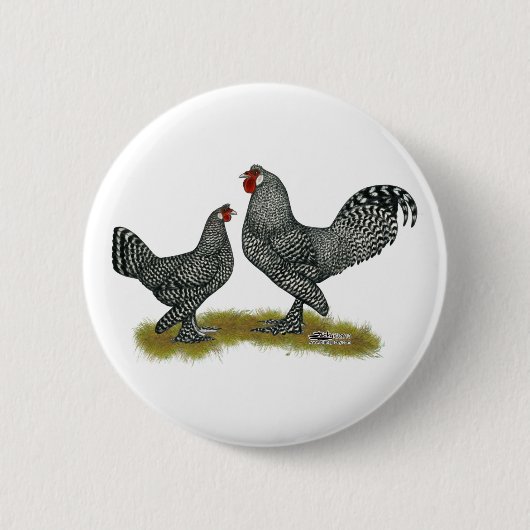 Breda Chickens Cuckoo Button (Vorderseite)