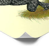 Breda Chickens Cuckoo Poster (Ecke)