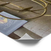 Breda Grote Kerk, Niederlande Poster (Ecke)