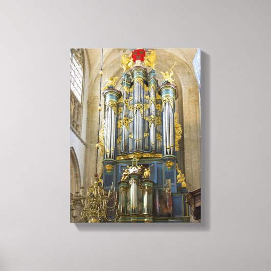 Breda Grote Kerk Orgel Leinwanddruck (Vorderseite)