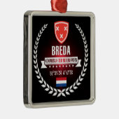 Breda Silbernes Ornament (Rechts)