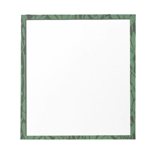 BREEN-Blätter-Grenze Notizblock (Vorderseite)