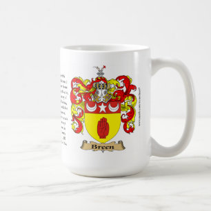 Breen Familien-Wappen Kaffeetasse