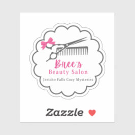 Bree's Beauty Salon Logo-Aufkleber Aufkleber