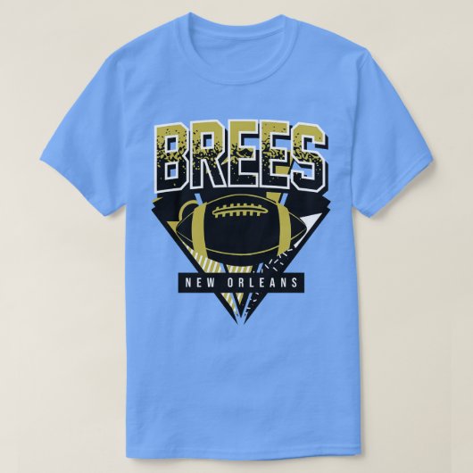 Brees Throwback New Orleans Football TShirt (Design vorne)