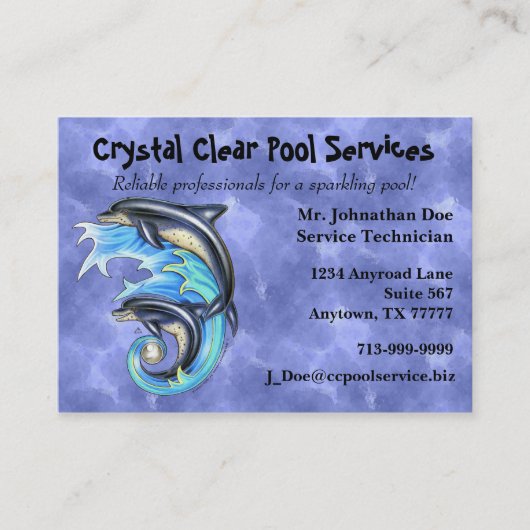 Breeze & Brasserie Chubby Business Card Visitenkarte (Vorderseite)