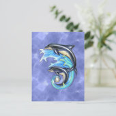 Breeze & Brust Postkarte (Stehend Vorderseite)