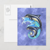 Breeze & Brust Postkarte (Vorne/Hinten)