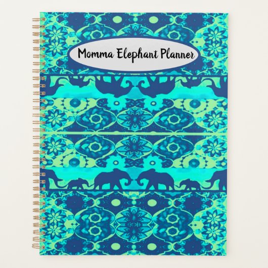 Breeze Momma Elephant Planner Planer (Vorderseite)