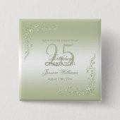 Breezeway Dekoration 25. Geburtstag Button (Vorderseite)