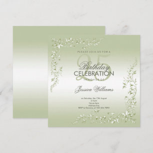 Breezeway Dekoration 25. Geburtstag Einladung