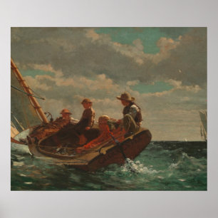 Breezing Up (A Fair Wind) von Winslow Homer Poster