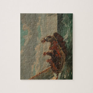 Breezing Up (A Fair Wind) von Winslow Homer Puzzle