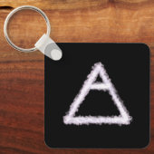 Breezy Air Element Alchemy Symbol Metal Schlüsselanhänger (Vorderseite)